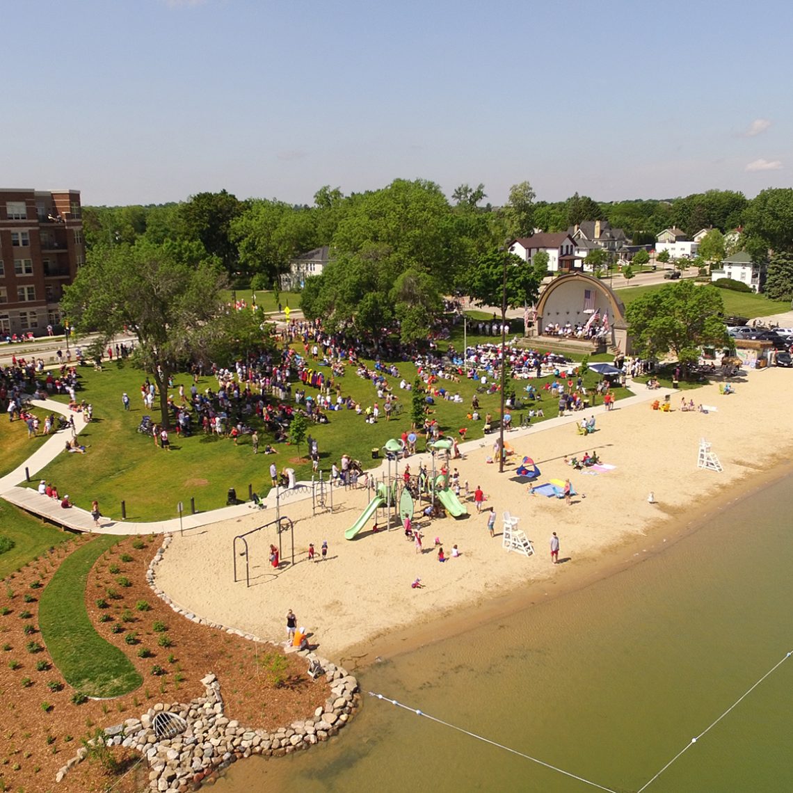 beach in wisconsin